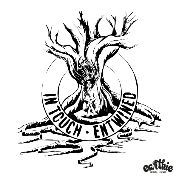 Entwined – Unisex Classic Tee – Stone Wash White - Earthie
