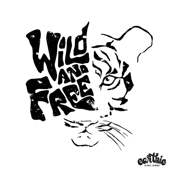 Wild And Free – Womens Loose Fit Singlet – White - Earthie