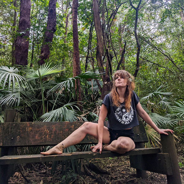 It's All Life Crop Tee