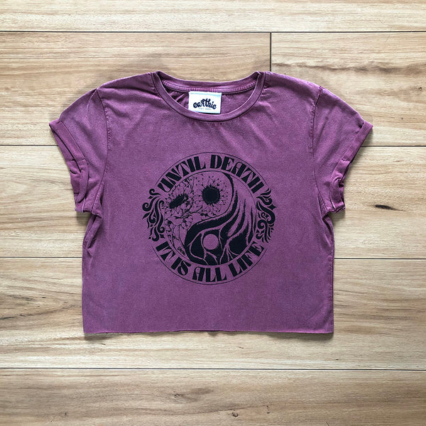 It's All Life Crop Tee