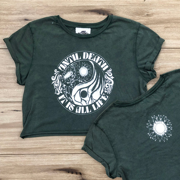 It's All Life Crop Tee
