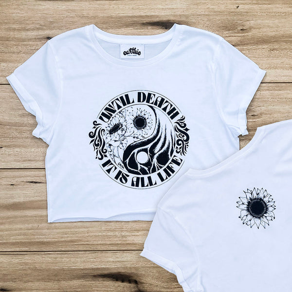 It's All Life Crop Tee