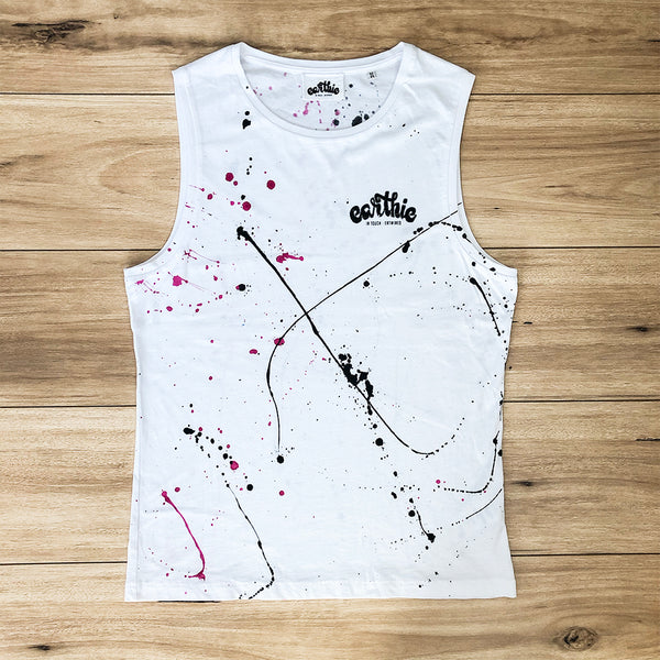Ink Splatter Muscle Tee