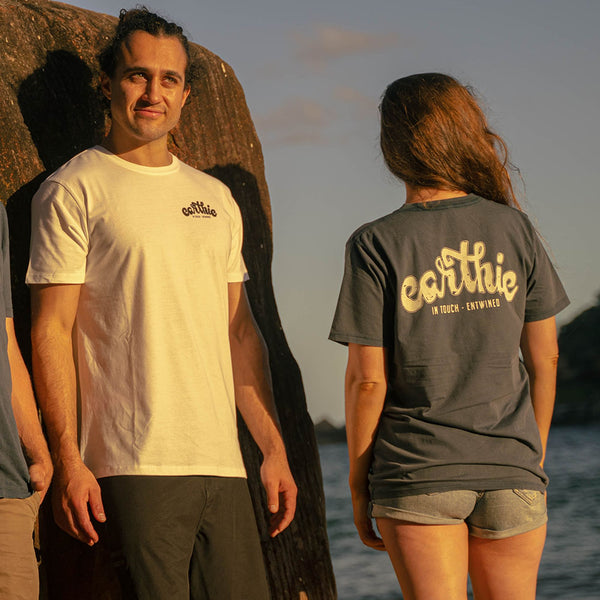 Earthie Tee – Logo Front and Back