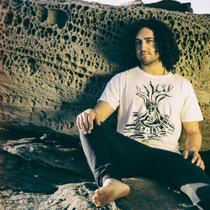 Entwined – Unisex Classic Tee – Stone Wash White - Earthie