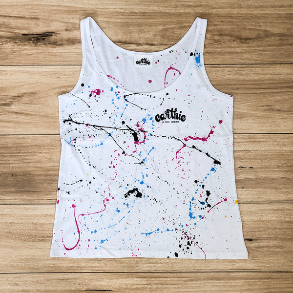 Ink Splatter Loose Fit Singlet