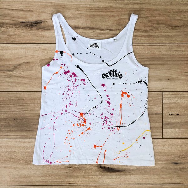 Ink Splatter Loose Fit Singlet