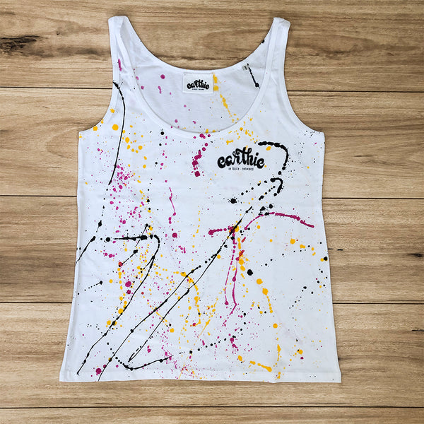 Ink Splatter Loose Fit Singlet