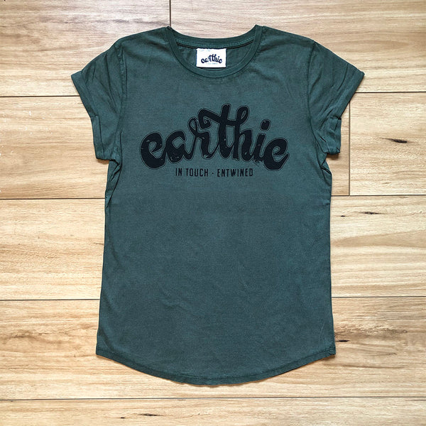 Earthie Rolled Sleeve Tee