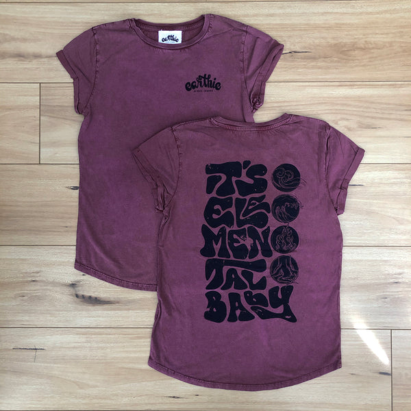 Elemental Rolled Sleeve Tee