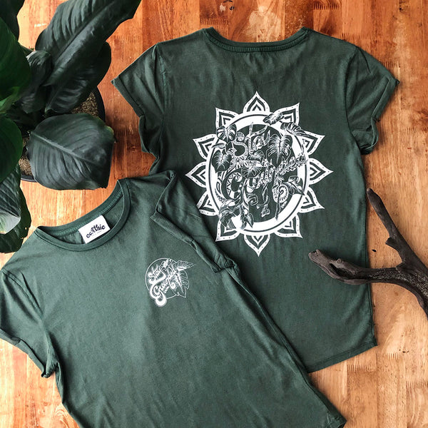 Stay Grounded Rolled Sleeve Tee