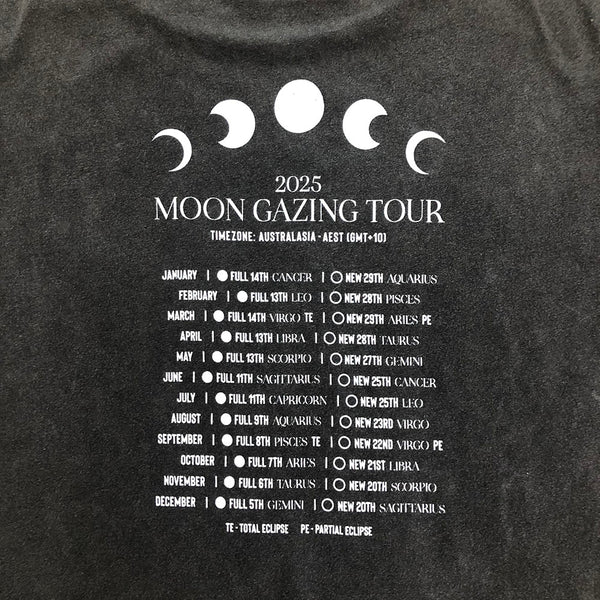 2025 Moon Gazing Tour Rolled Sleeve Tee