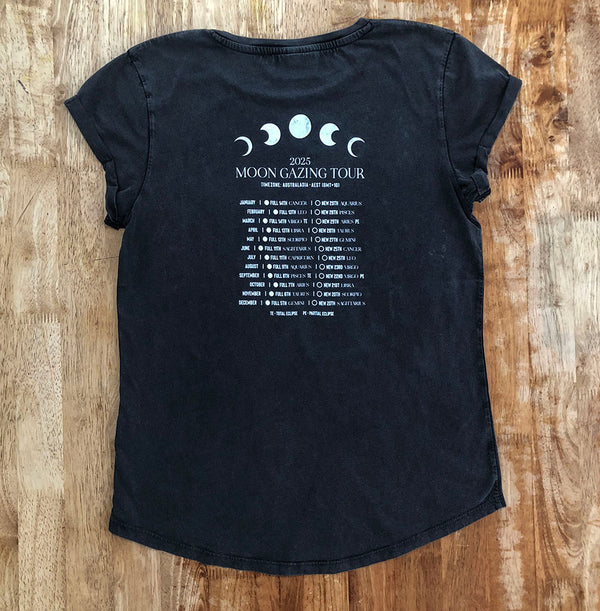 2025 Moon Gazing Tour Rolled Sleeve Tee