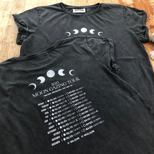 2025 Moon Gazing Tour Rolled Sleeve Tee